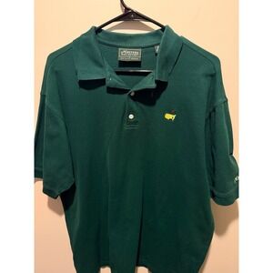 Masters Collection Mens Green 60s Two-Ply Mercerized Cotton Polo Shirt Size M